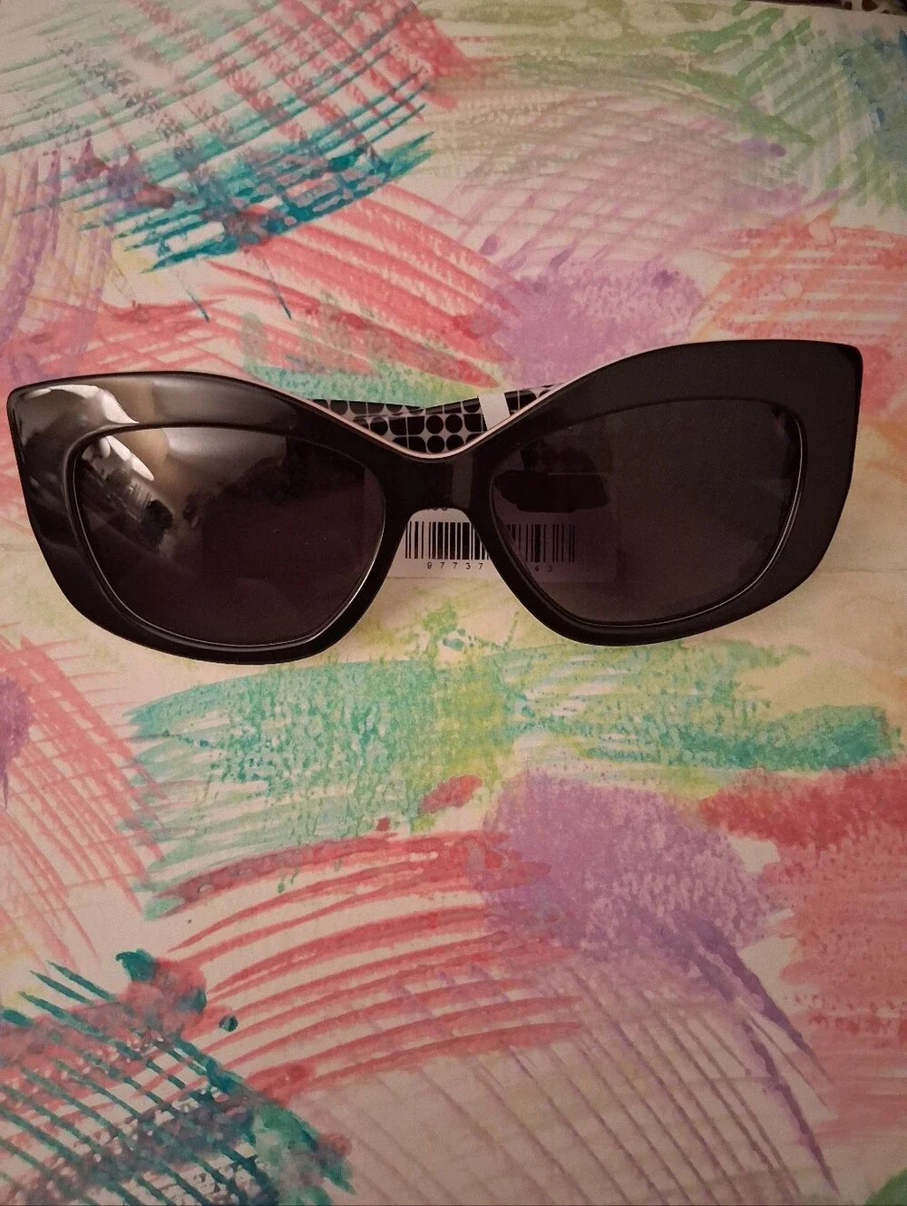 Kate Spade Black Cat Eye Sunglasses - Stylish Women's Shades NWT